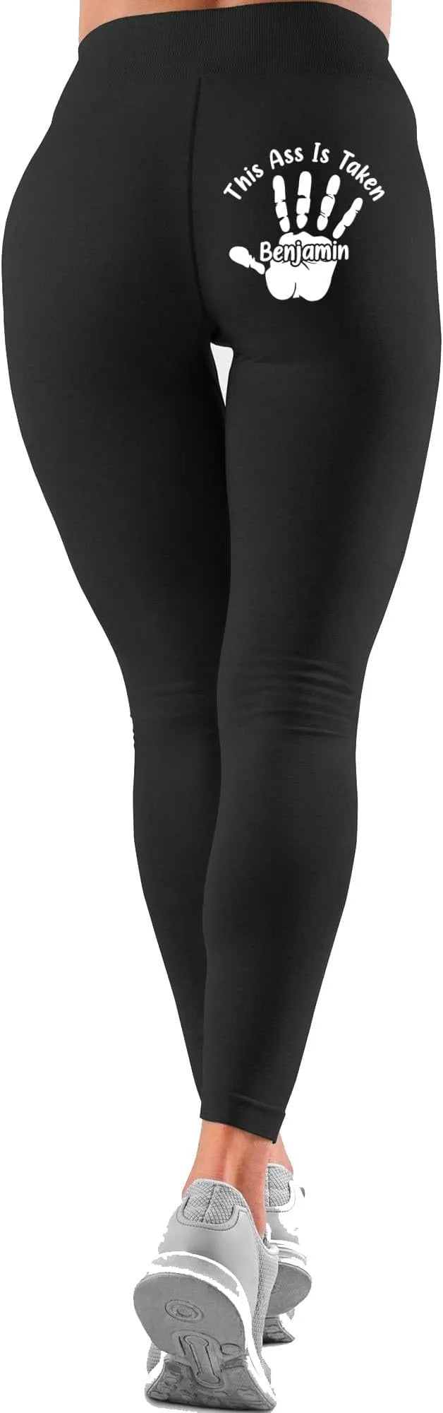 This Ass Is Taken - Personalized Leggings for Women - Funny Gag Gifts Leggings For Wife Girlfriend - Dikila D.A