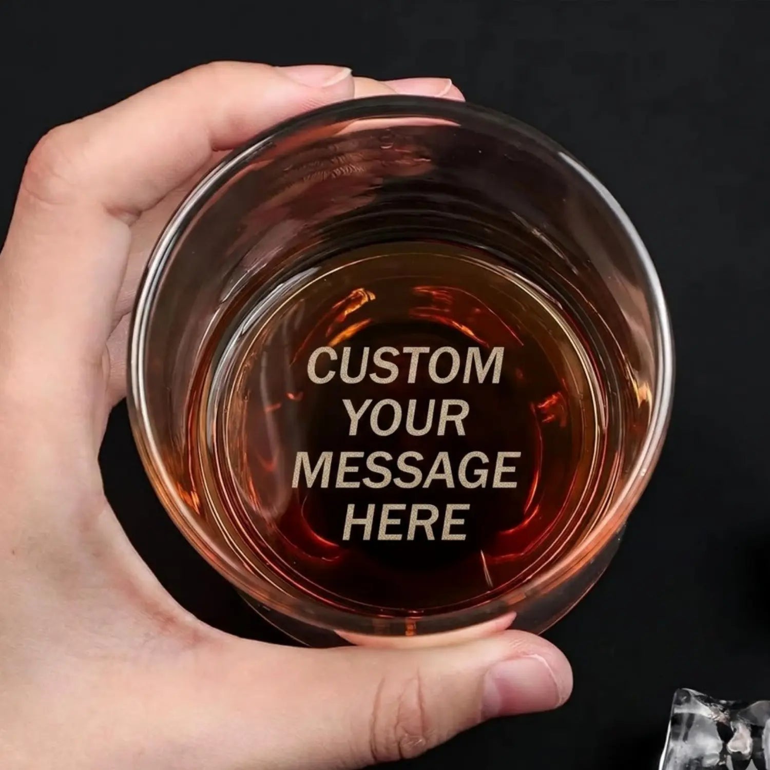 The Godfather - Personalized Engraved Whiskey Glass - Gift For Uncle, Brother, Baptism, Birthday, Fathers Day from Godchild - Dikila D.A