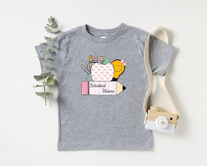 Personalized Kids Shirt Back To School Toddler Shirt - Dikila D.A