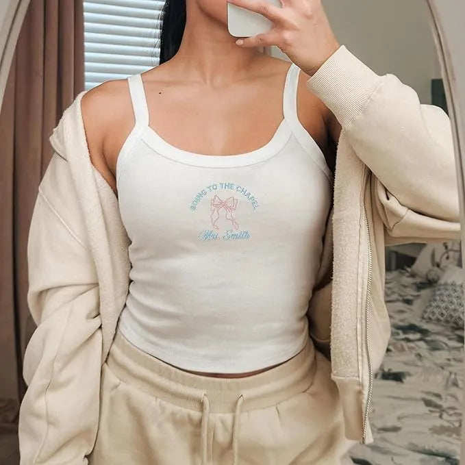 Going To The Chapel - Personalized Tank Top - Gifts for Bride - Dikila D.A