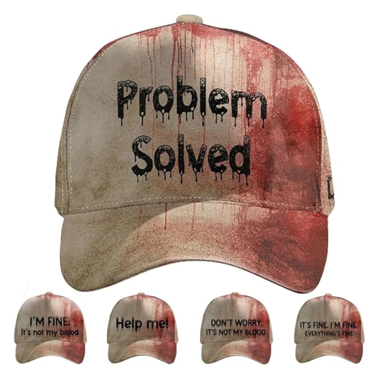 Funny Problem Solved - Personalized Baseball Cap Custom Name - Dikila D.A