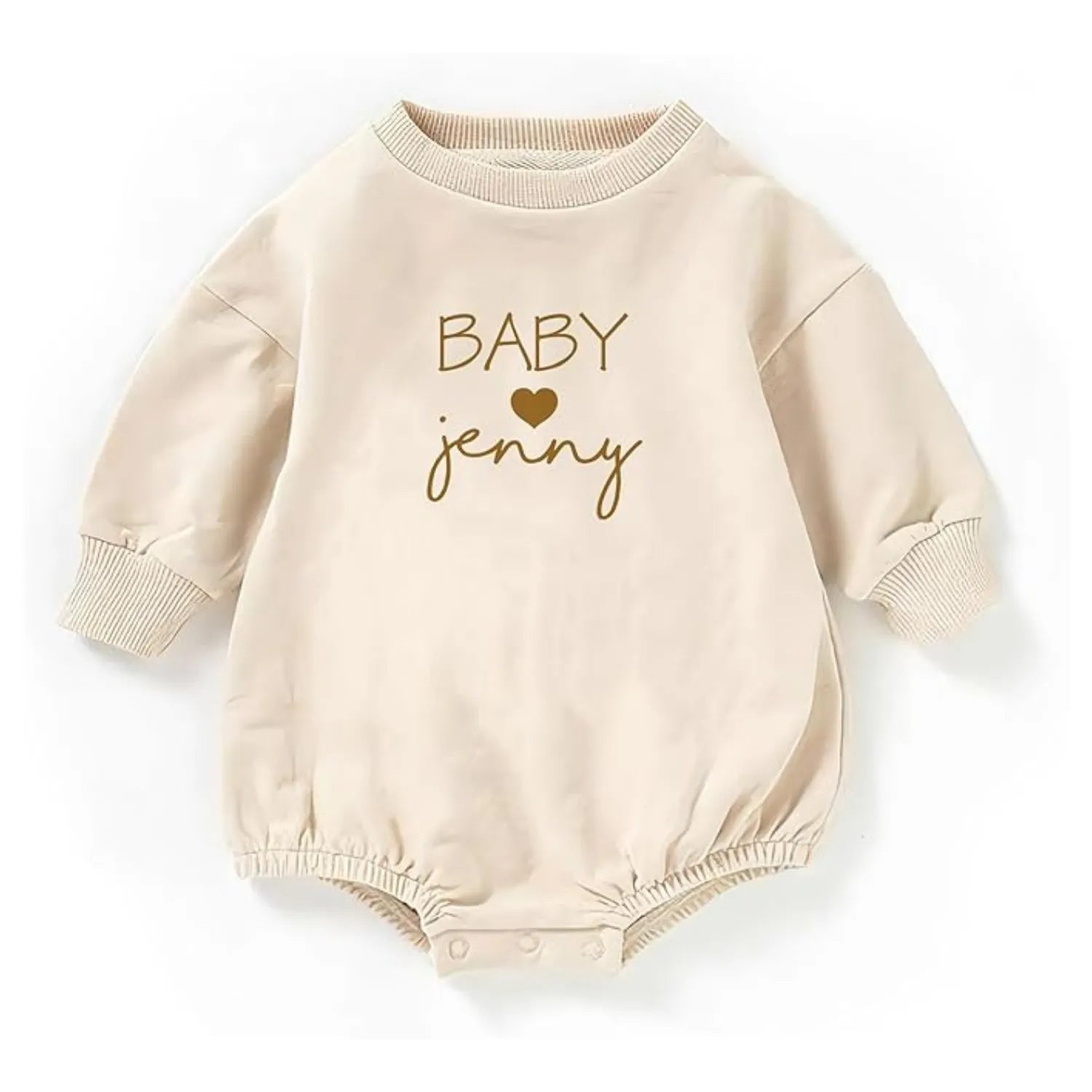 Baby With Name - Personalized Baby Bubble Romper - Best Gifts For Newborn (Baby Love) - Dikila D.A