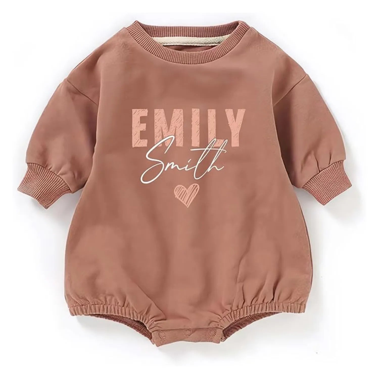 Bubble Bodysuit With Name - Personalized Baby Romper - Best Gifts For Newborn Boys and Girls - Dikila D.A