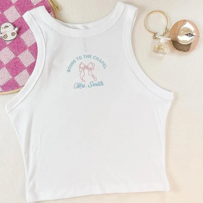 Going To The Chapel - Personalized Tank Top - Gifts for Bride - Dikila D.A