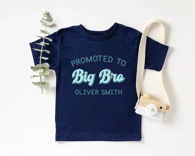 Promote To Big Sister Big Brother - Personalized Kids Shirt - Dikila D.A