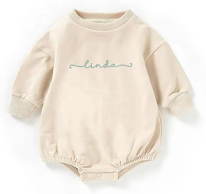 Personalized Baby Baby Romper With Name - Best Gift for Newborn - Dikila D.A