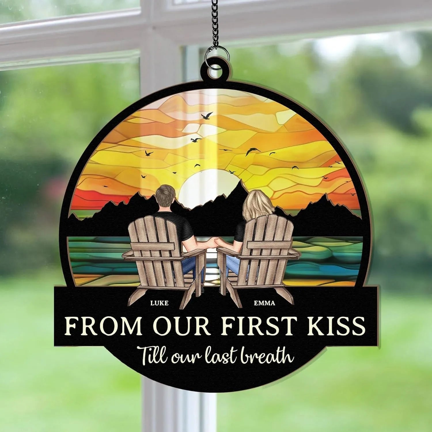 From Our First Kiss Till Our Last Breath - Personalized Wife And Husband Gift - Dikila D.A