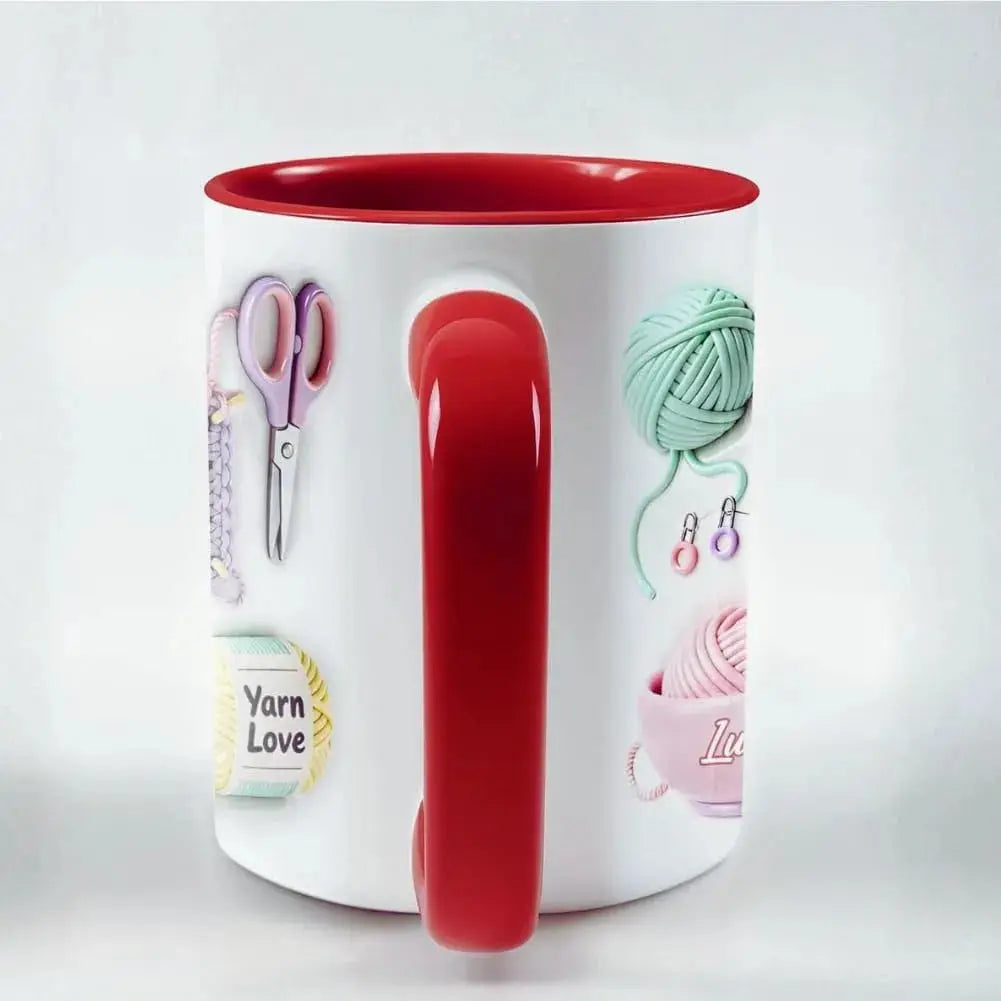 Love Crocheting - Personalized Mug - Gift For Wife, Nana, Grandma, Crochet Lover - Dikila D.A