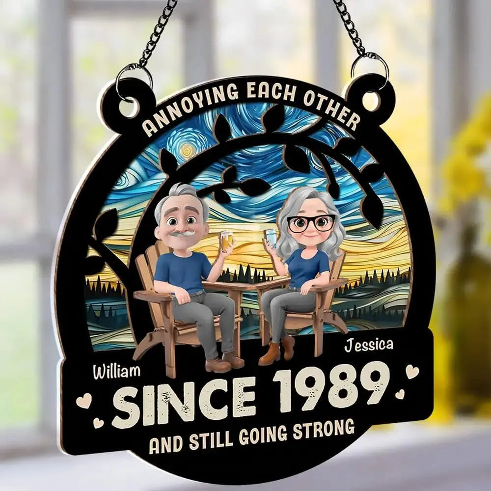 Annoying Each Other Since And Still Going Strong - Personalized Wife and Husband Gift - Dikila D.A