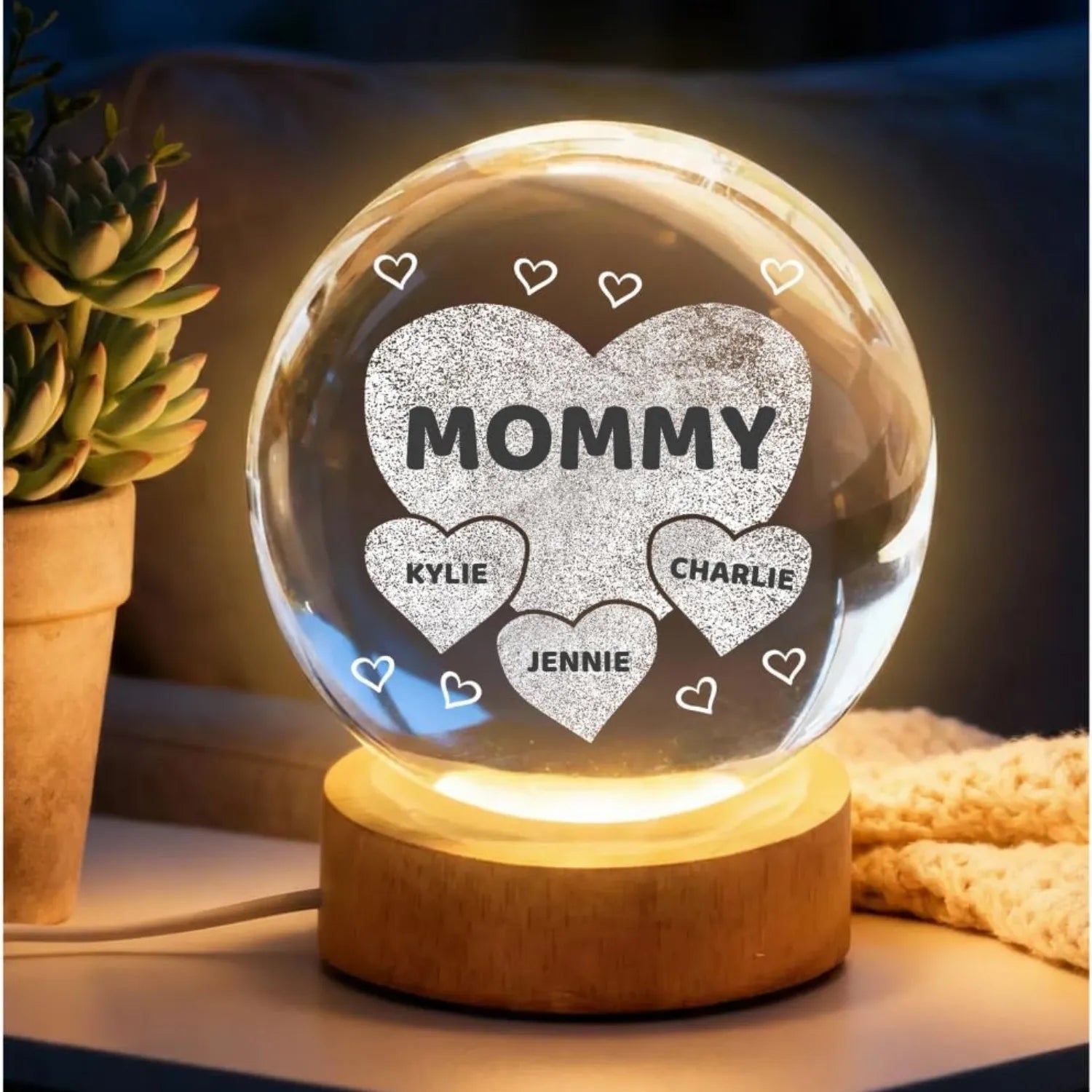 Personalized Night Light Gift - Gift For Mom, Grandma - Dikila D.A