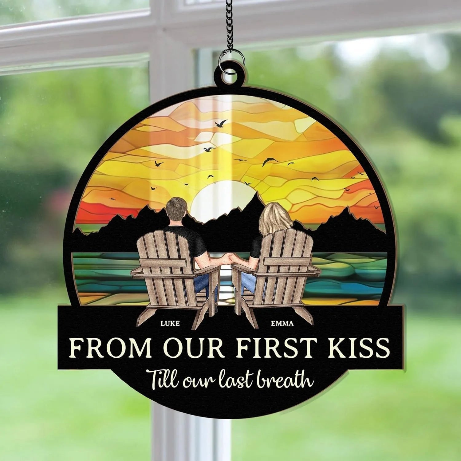 From Our First Kiss Till Our Last Breath - Personalized Wife And Husband Gift - Dikila D.A
